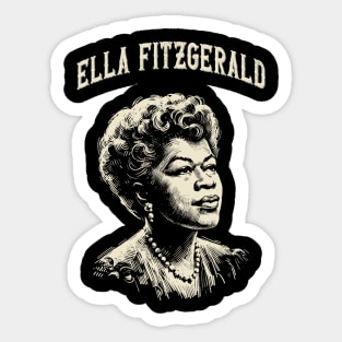 ella fitzgerald Sticker